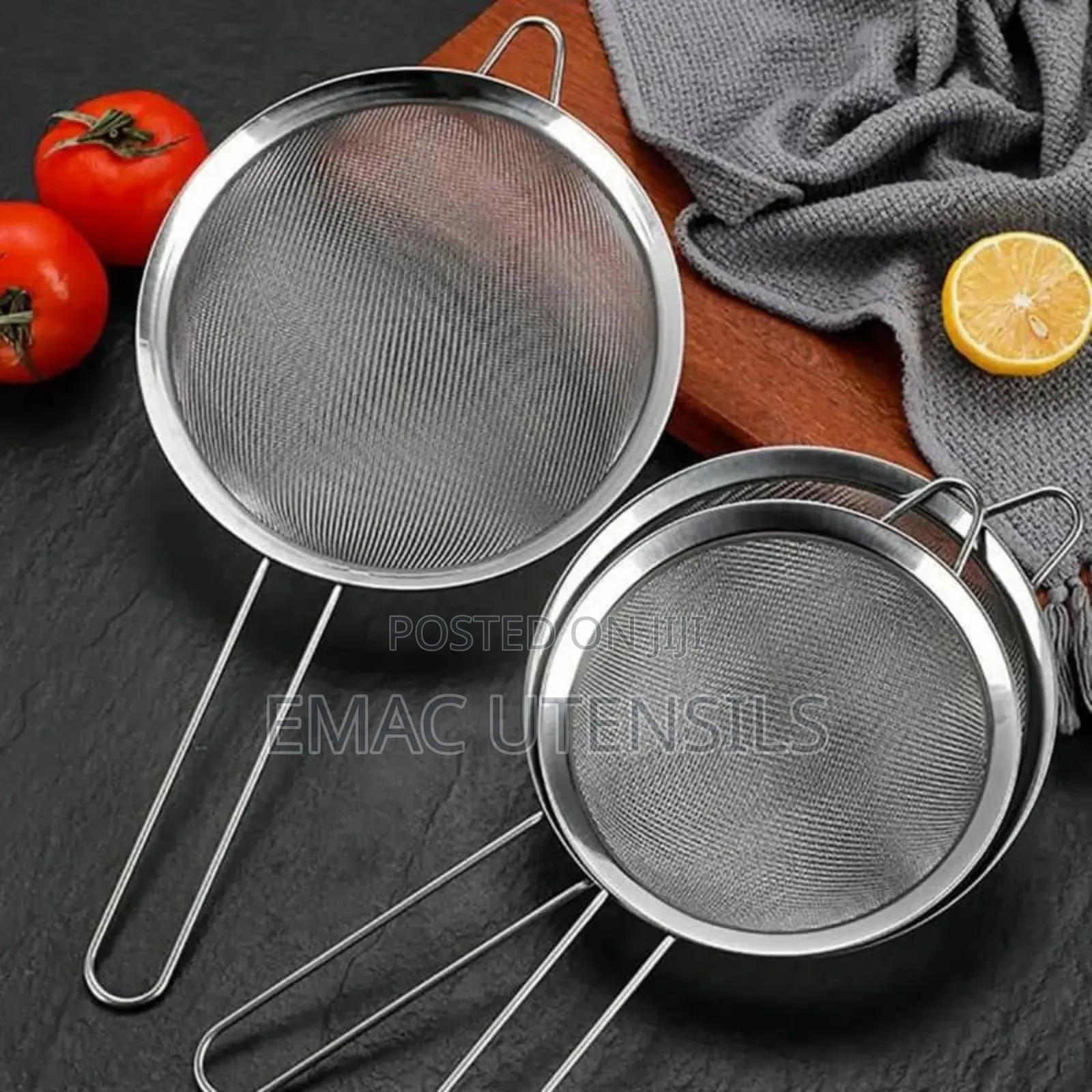 Stainless Steel 3in1 Set Mesh Strainer Colander