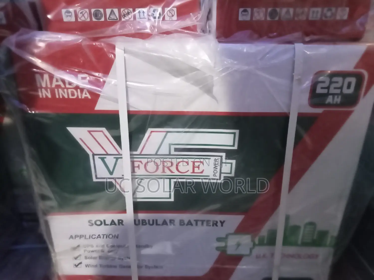 Vi Force 220ah 18v Tall Tubular Battery
