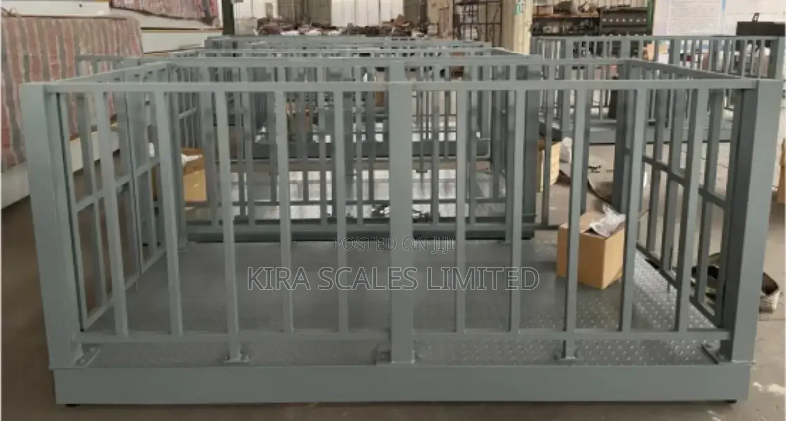 Quality Scale With Cage for Pigs, Cow and Animals - 1x1.5m