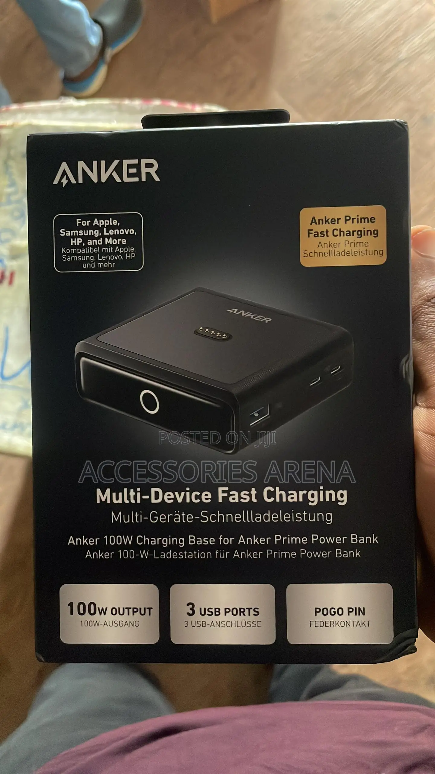 Anker 100w Charging Base for Anker Prime Powerbank