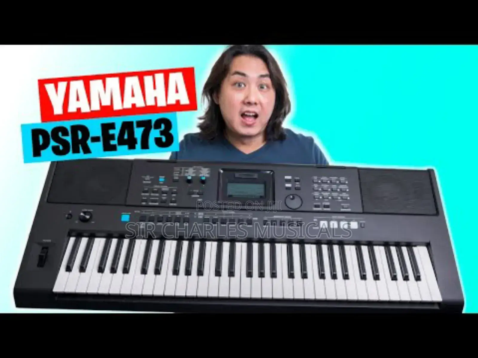 Yamaha PSR E473 Keyboard With Original Adapter