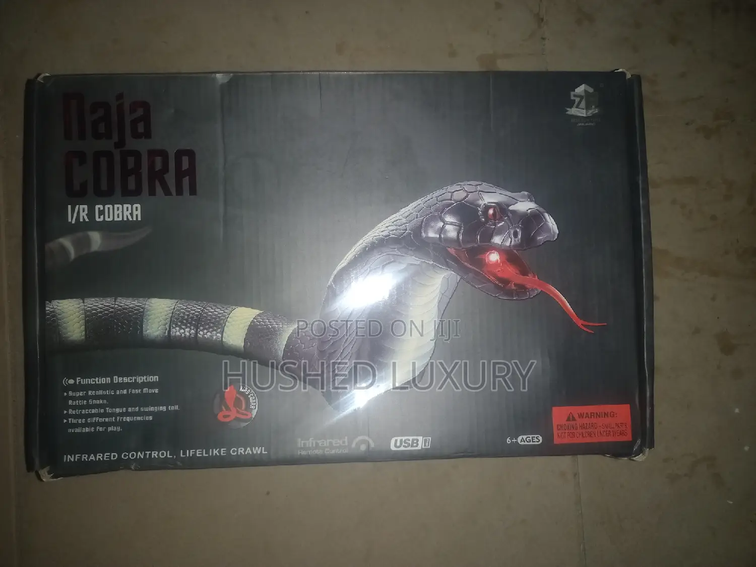 Realistic Rubber Snake (Robot Cobra)