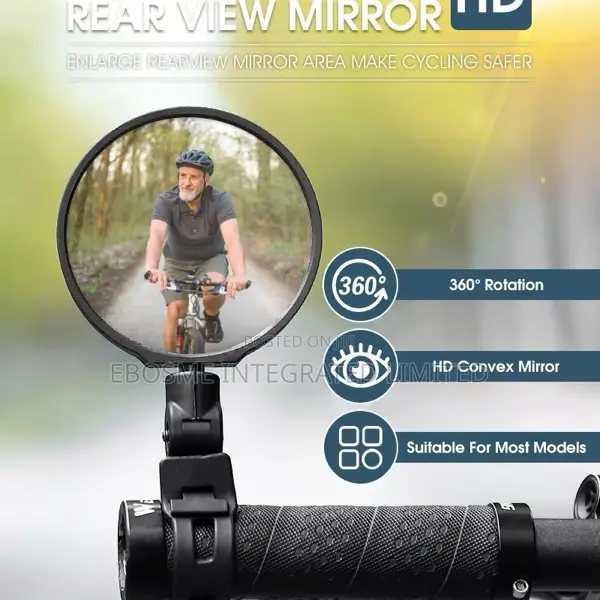 Bike Rearview Mirror West Biking Universal 360* Adjustable