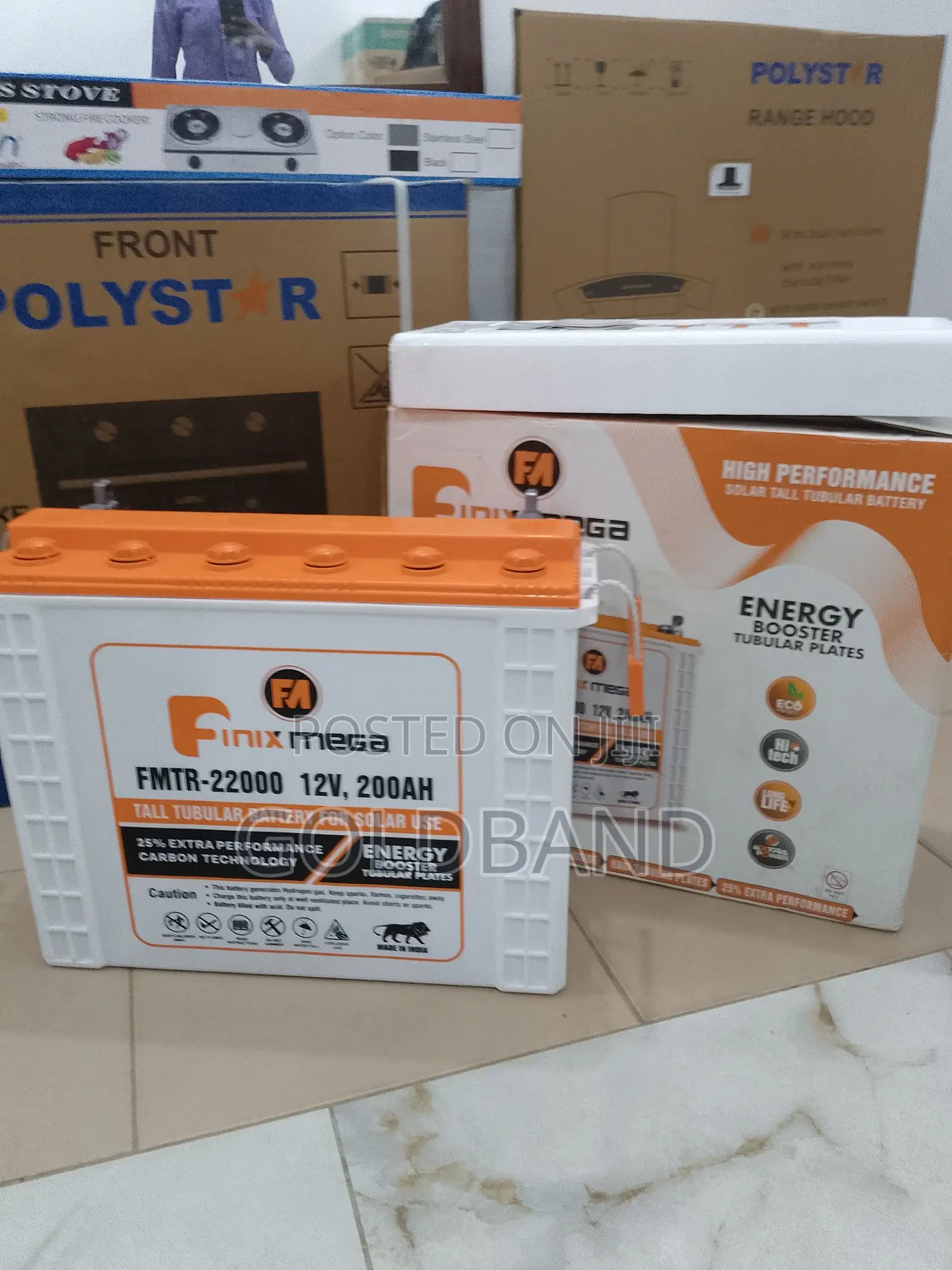 The Fast Selling Finix Mega Tall Tubular Solar Battery