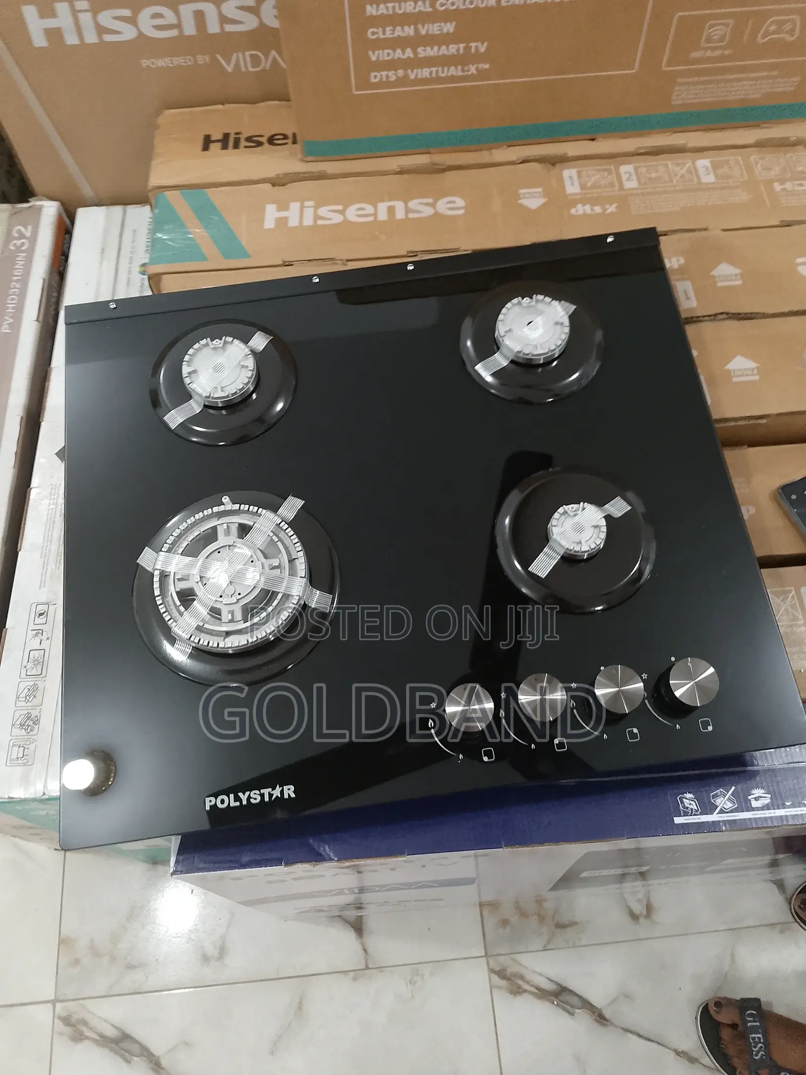 Admirable Pv-Gt60g4 Polystar Inbuilt 4 Burner Gas Hob