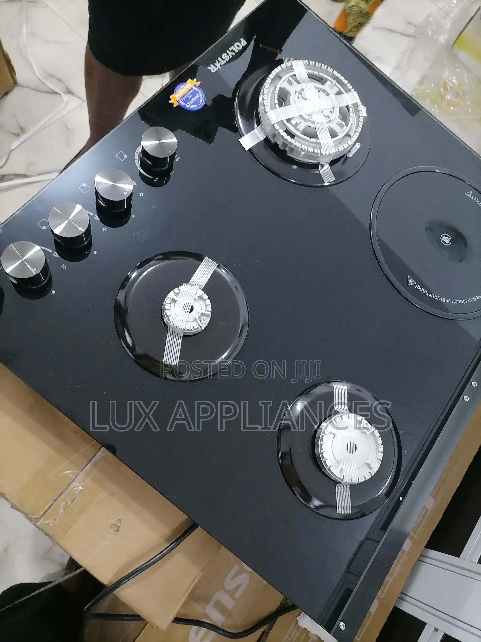 Polystar 8mm 3 Gas + 1 Hotplate Cooker