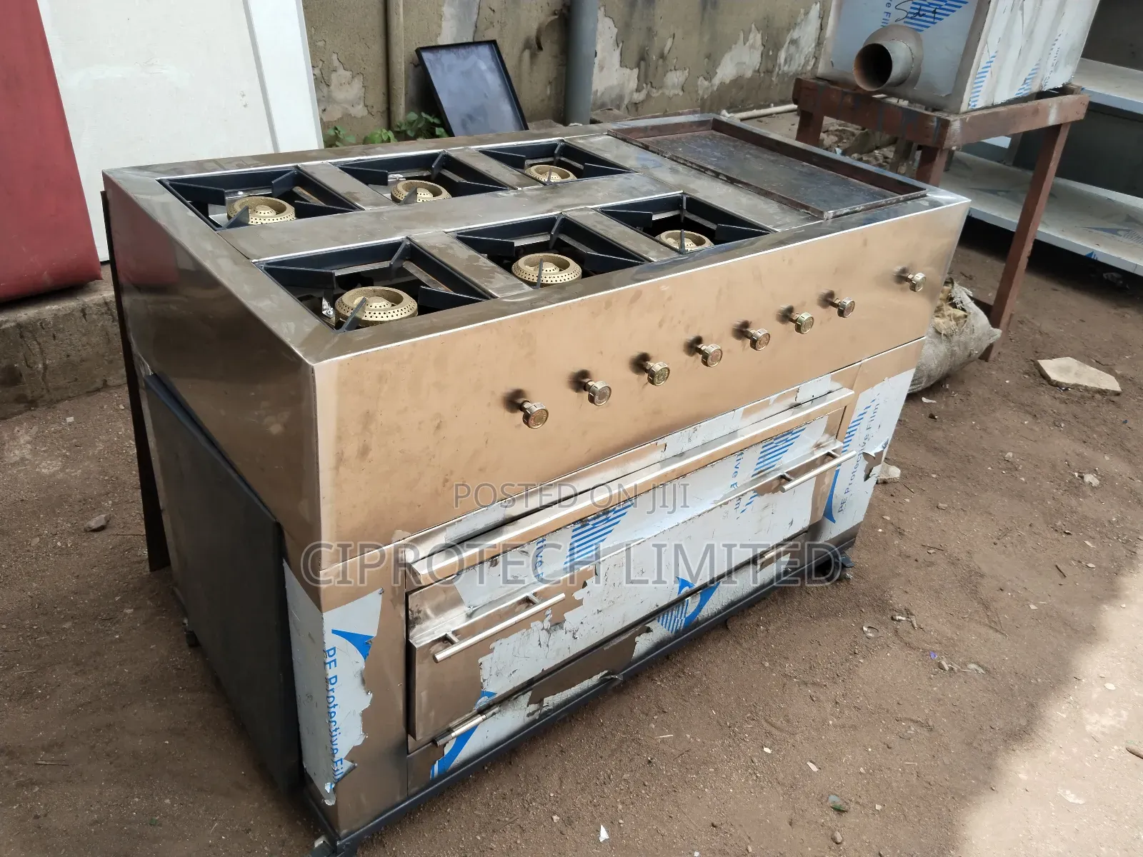 Deck Oven With Burner Griller