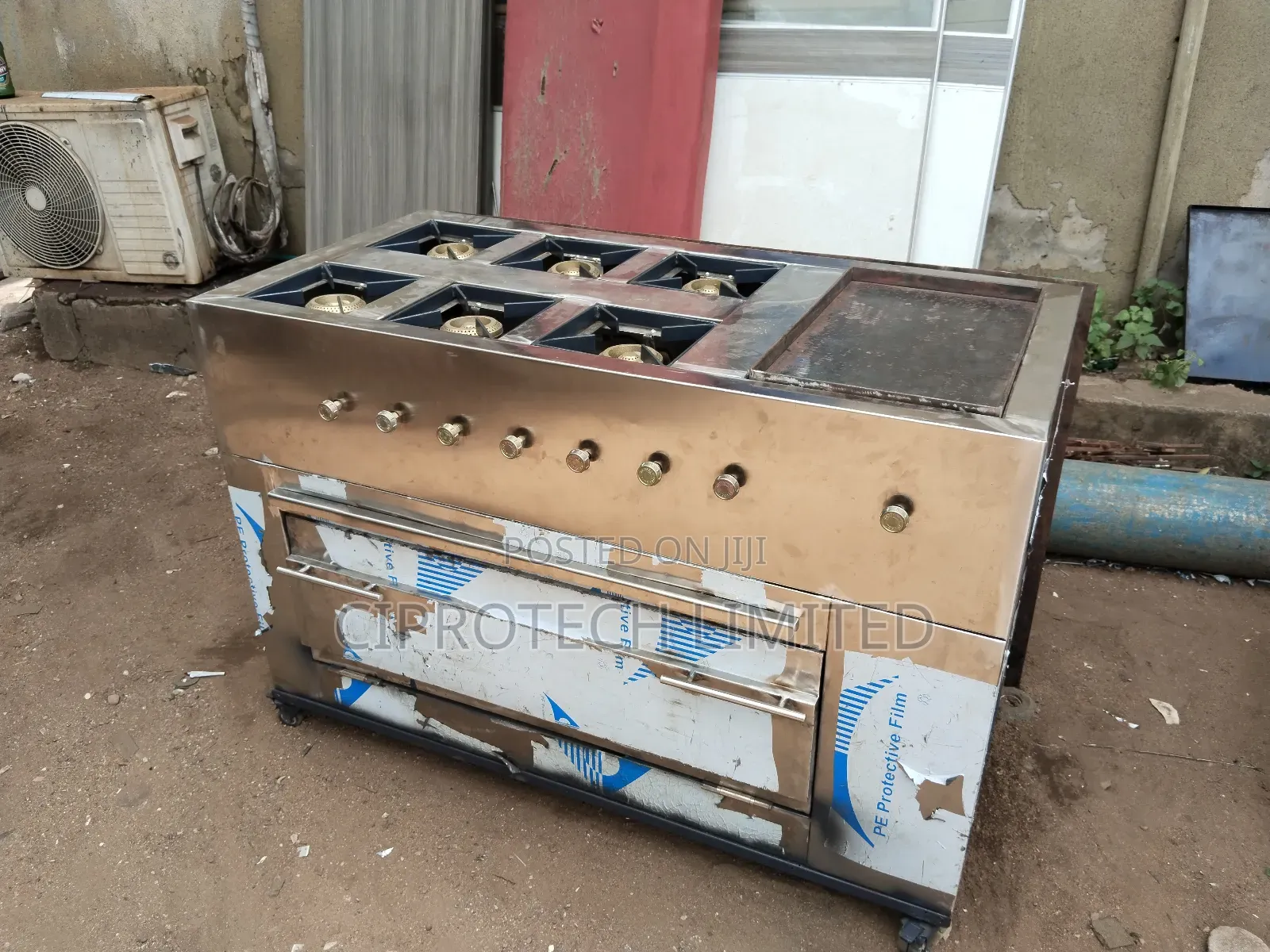 Deck Oven With Burner Griller