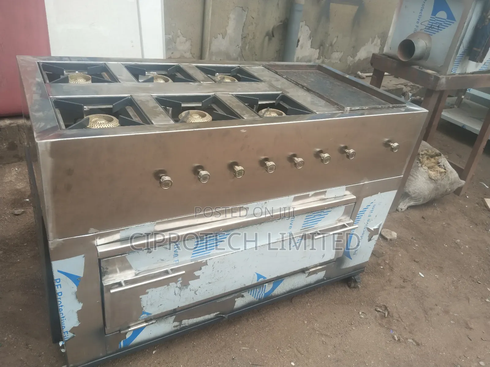 Deck Oven With Burner Griller