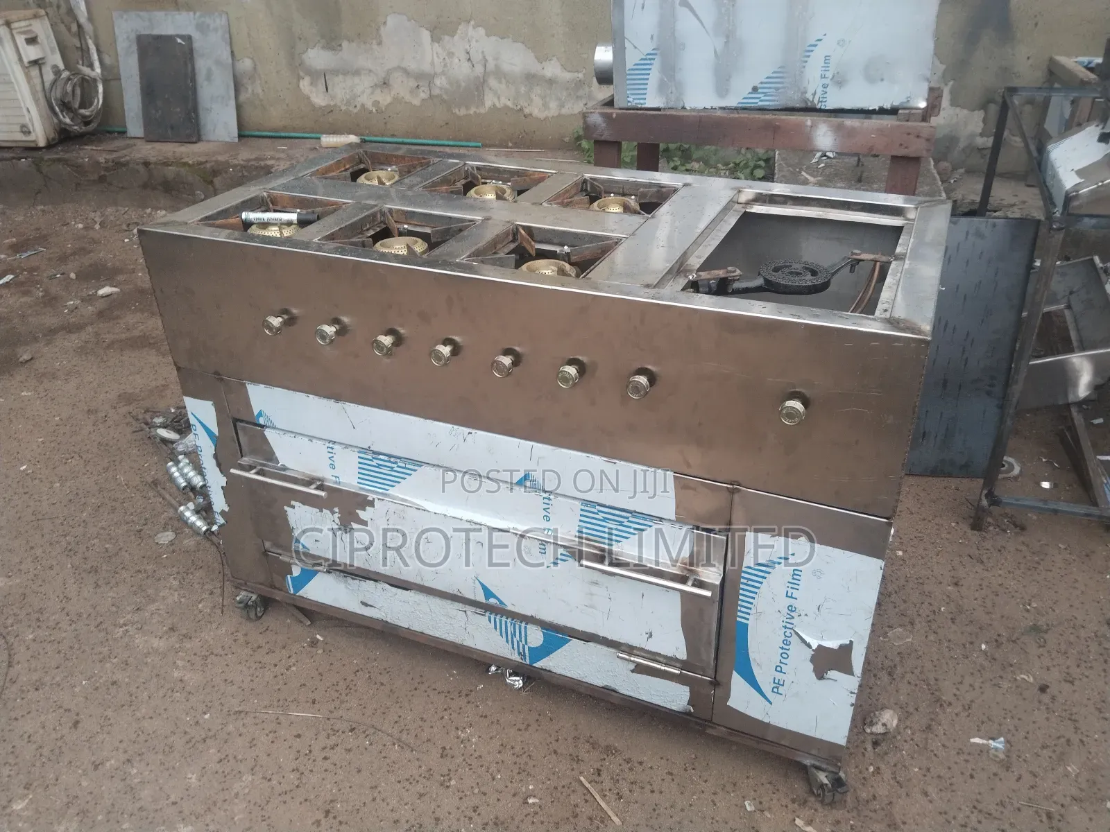 Deck Oven With Burner Griller