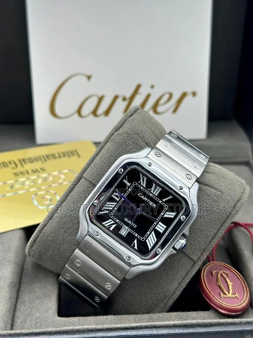 Cartier Quality Luxury Men Chain Wristwatch