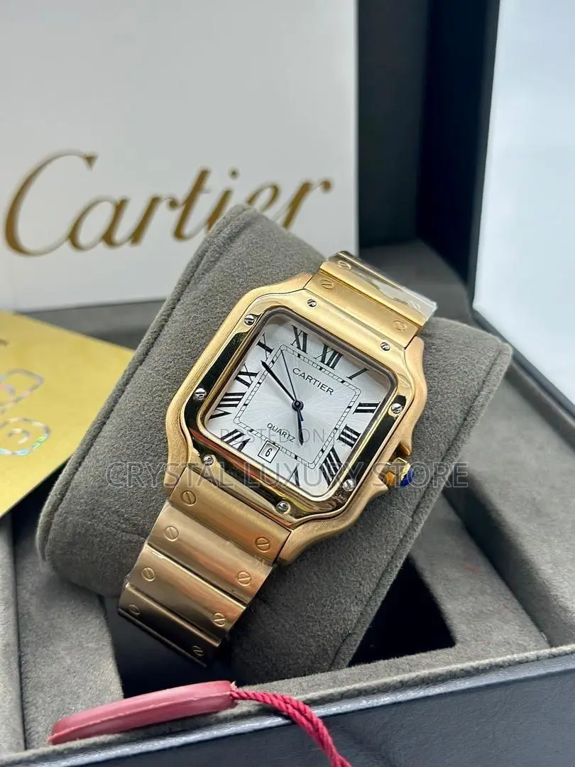 Cartier Quality Luxury Men Chain Wristwatch