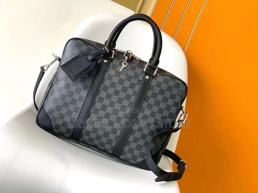 Louis Vuitton Quality Luxury Genuine Leather Laptop Bag