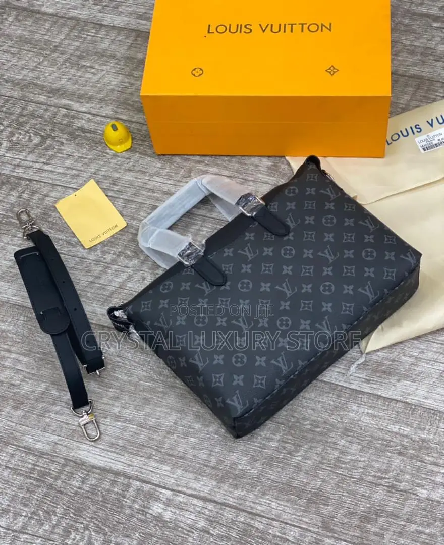 Louis Vuitton Quality Luxury Genuine Leather Laptop Bag