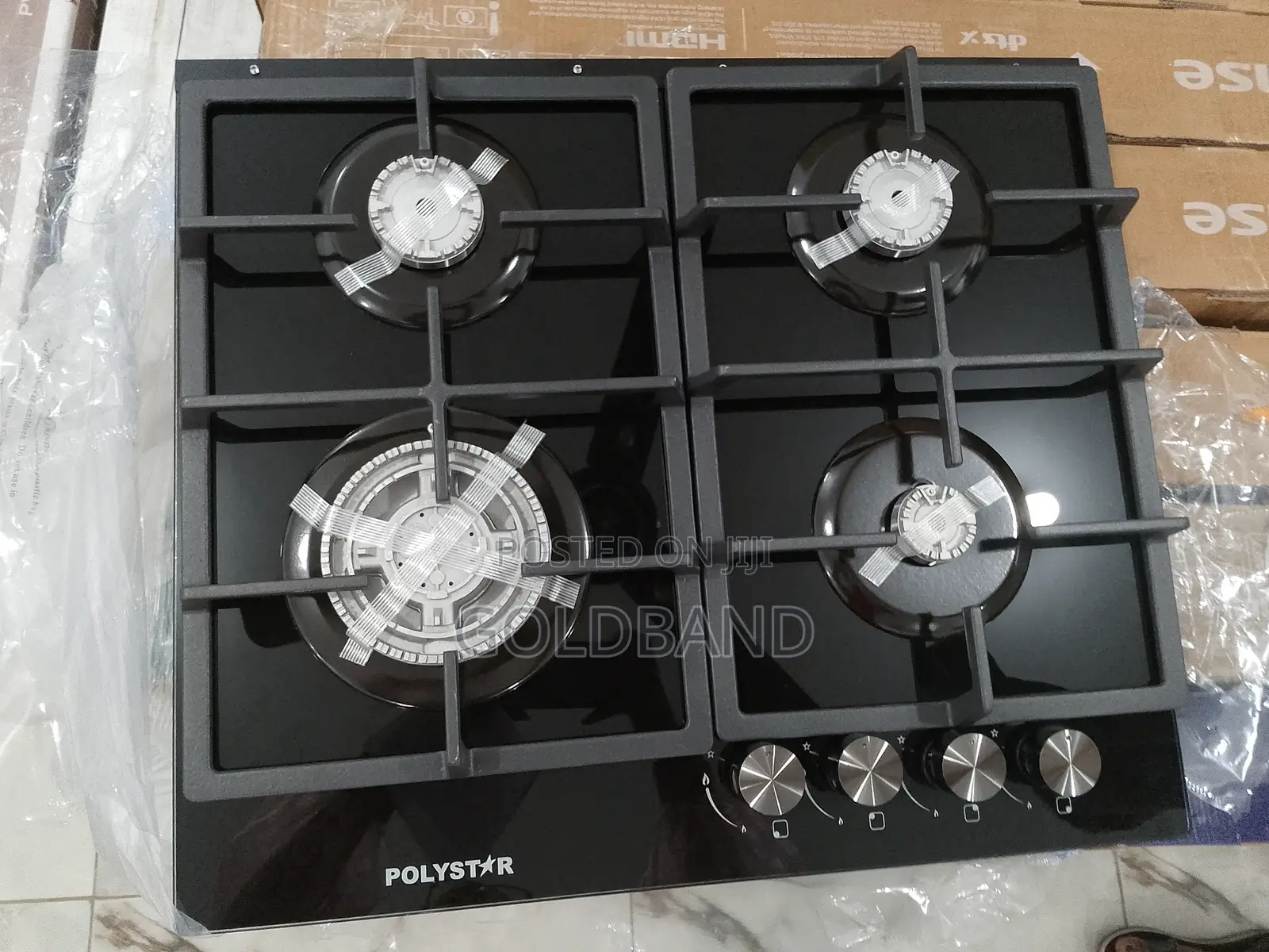 Sparkling New Polystar Built in 4 Gas Burner Pv-Gt60g4