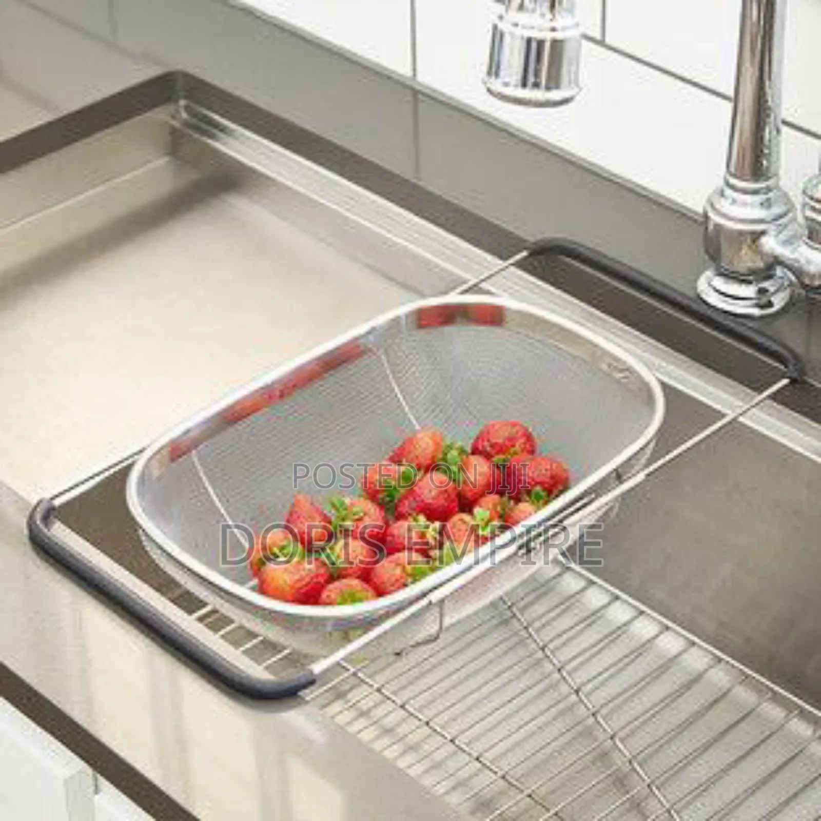 Stainless Steel Over Sink Strainer/Drainer Basket