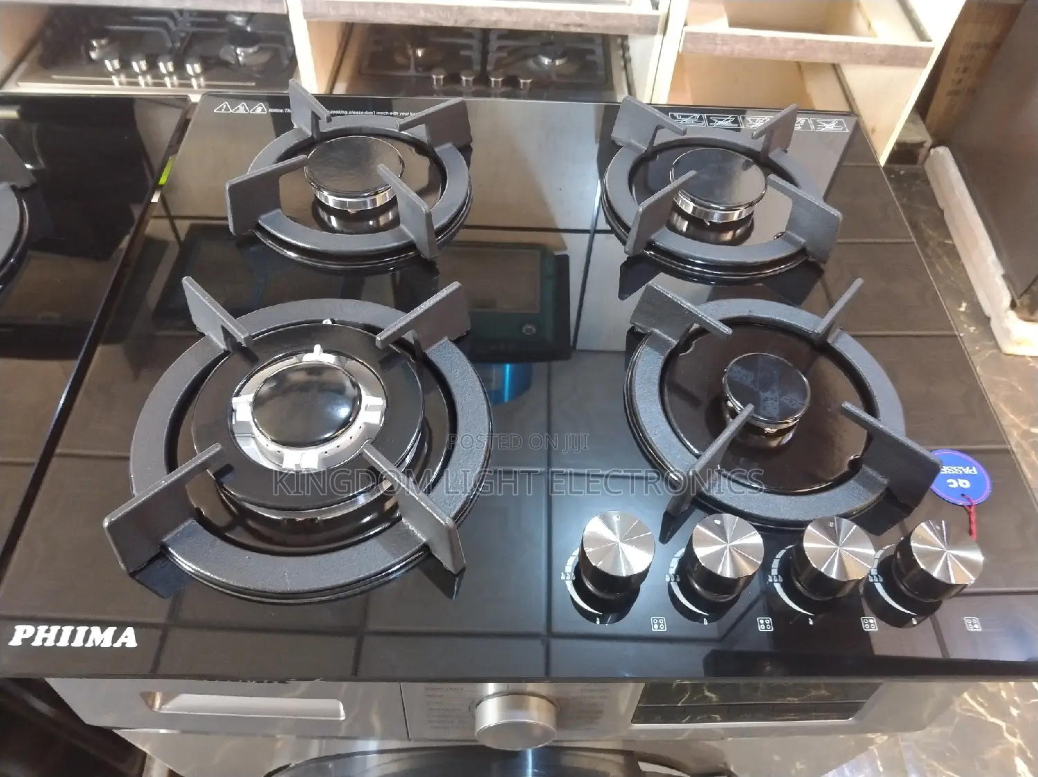 New Phima 4 Burners Inbuilt Gas Cooker.