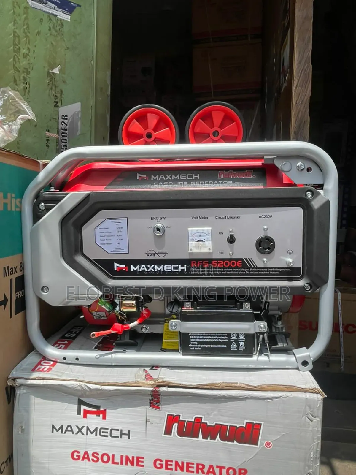 100% Copper Coil Maxmech Key Start Generator