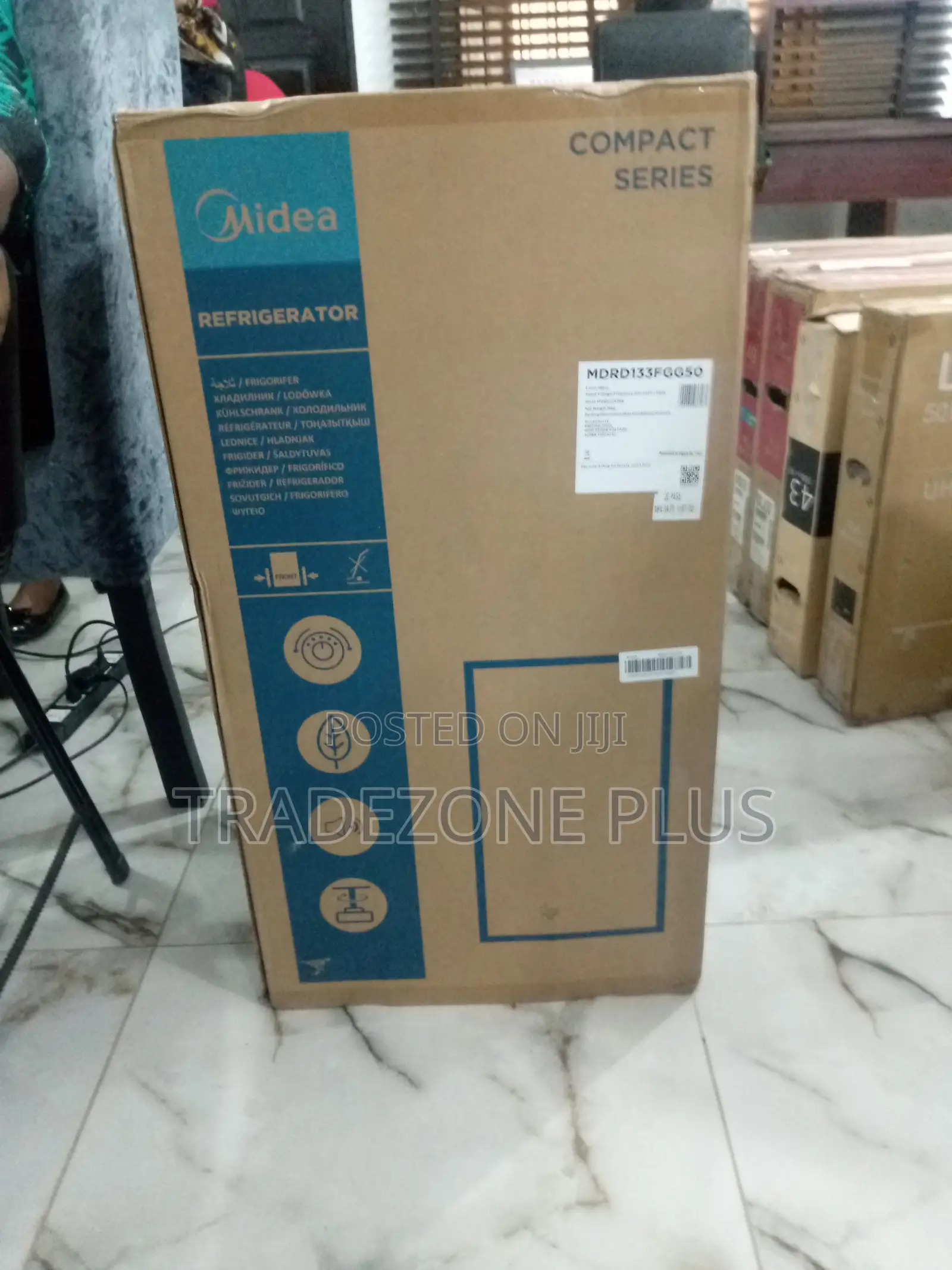 Advanced Midea 90L Single Door Refrigerator Mdrd133fgg50