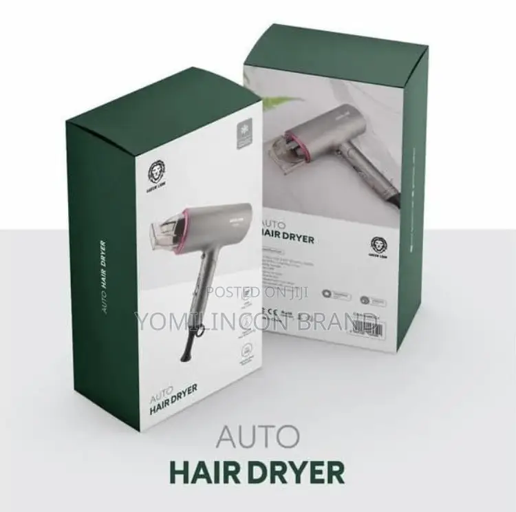 Green Lion Auto Hair Dryer 1500W - Gray