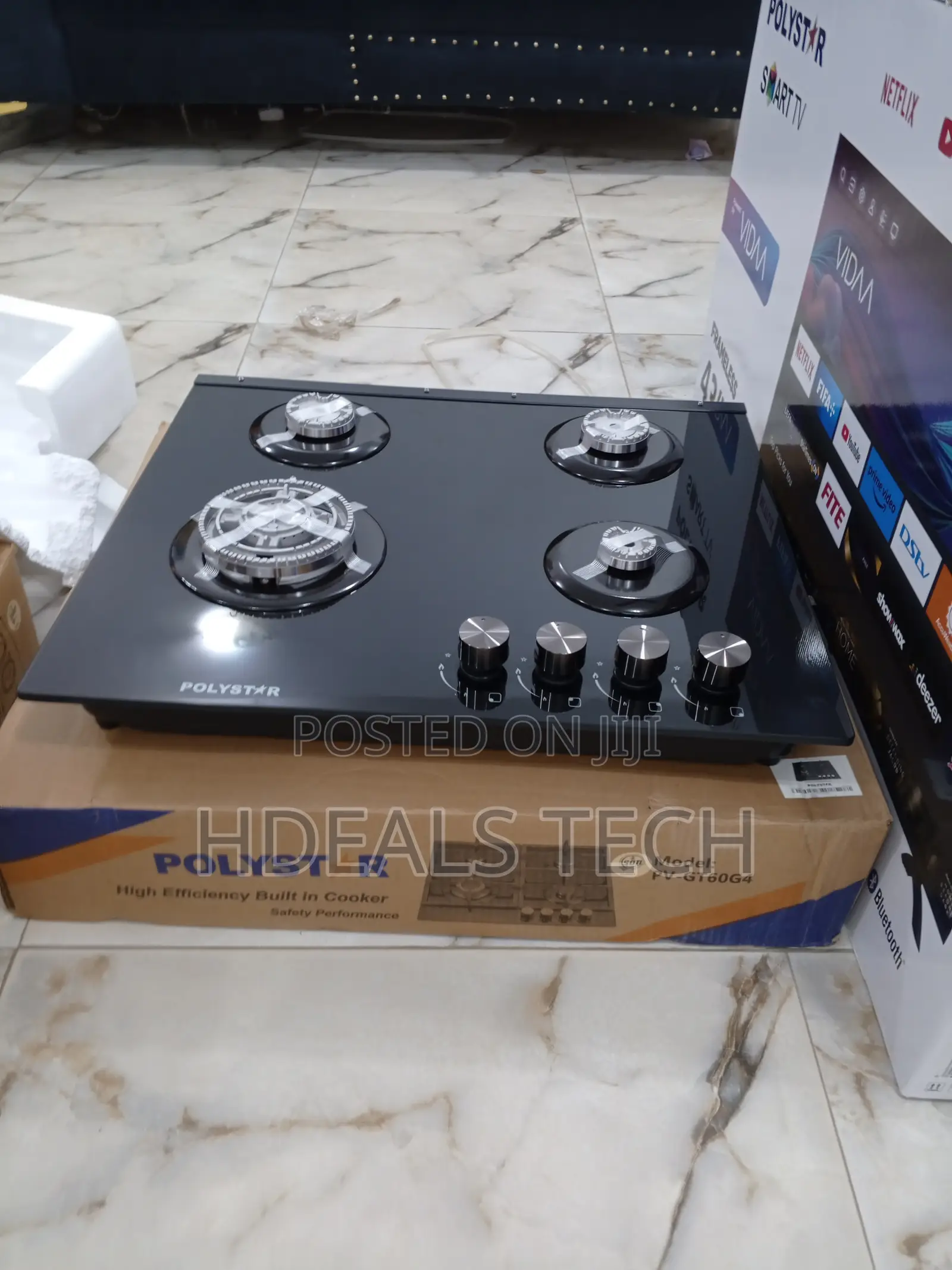 Very Affordable Polystar 4 Burner Built-in Gas Hob