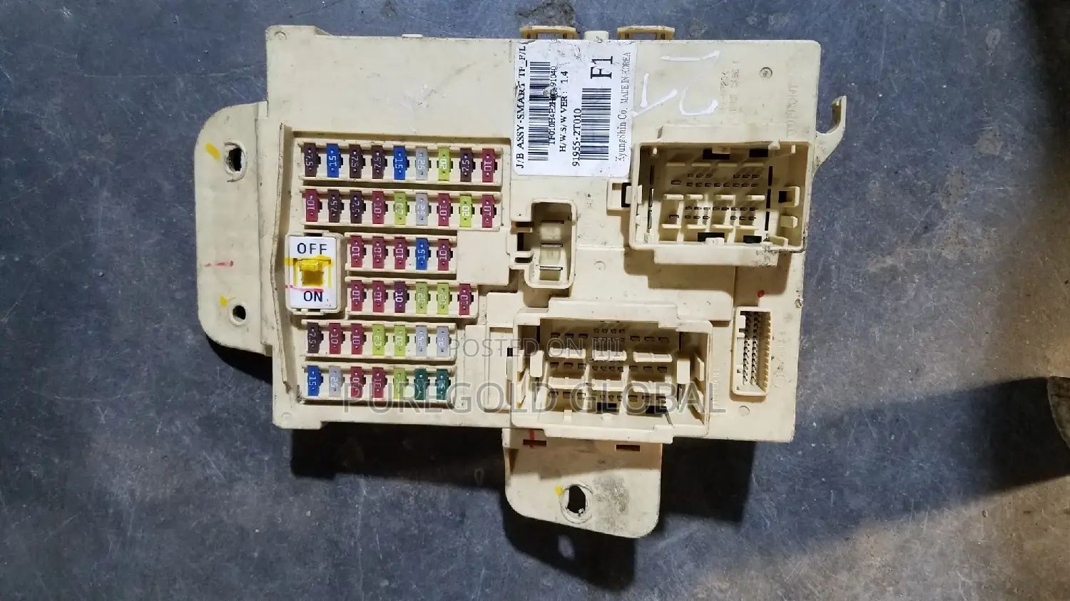 Kia Optima 2012 Fuse Box