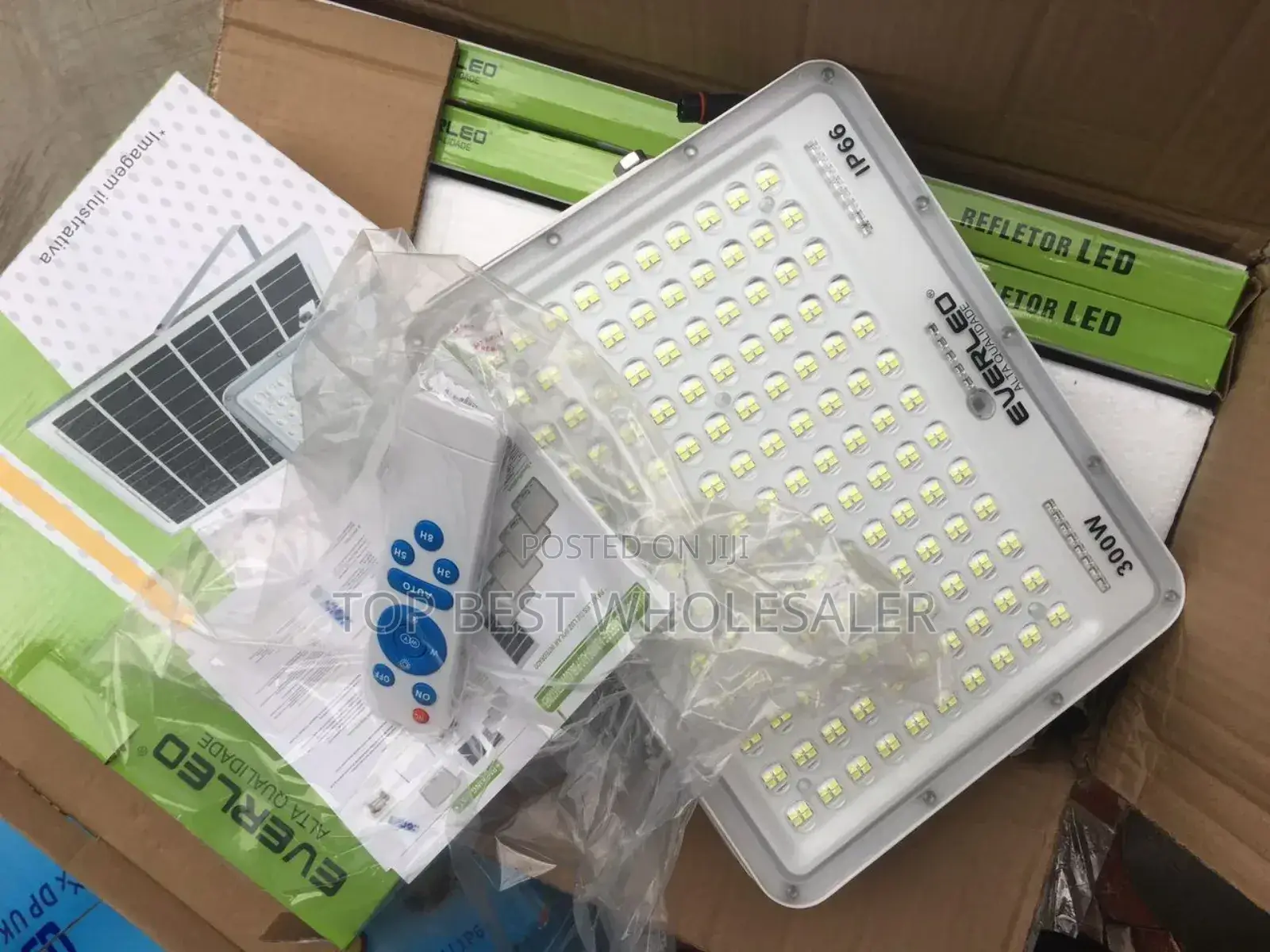 300w Solar Floodlight Separate Panel