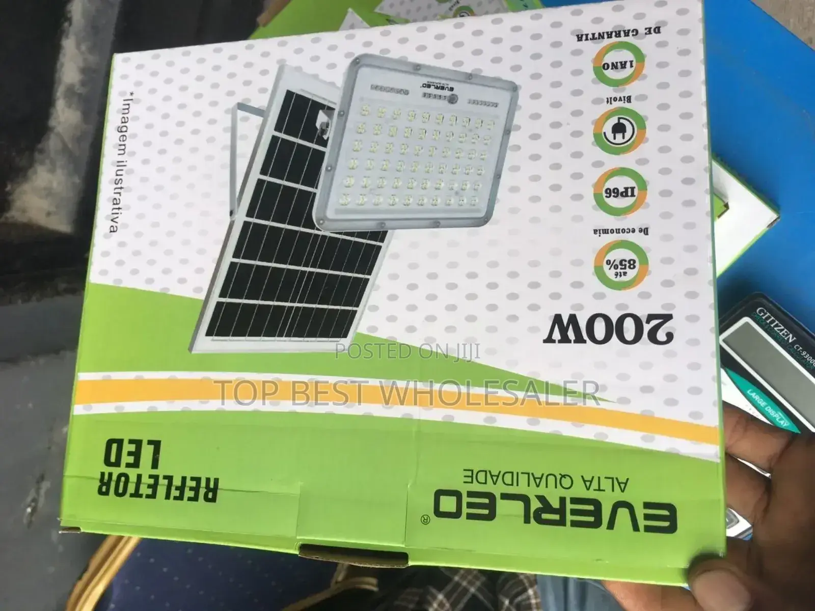 200w Solar Floodlight Separate Panel