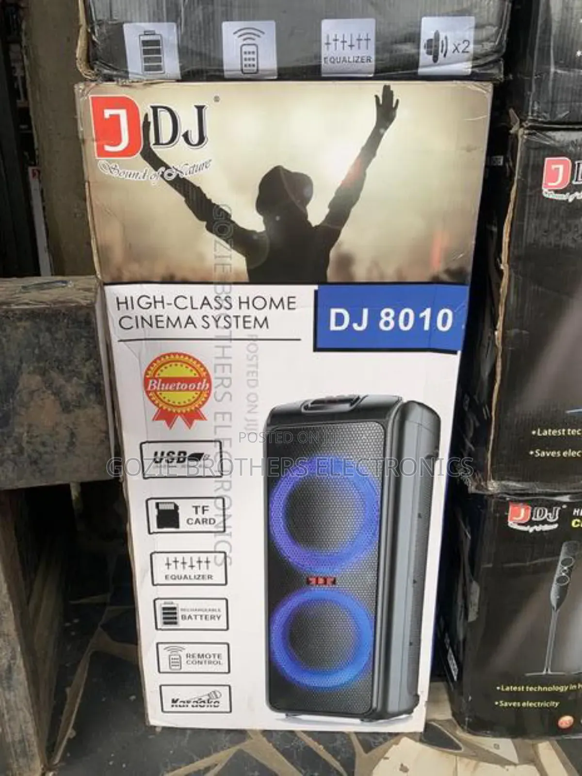 DJACK Sound System With Karaoke and Bluetooth Connection