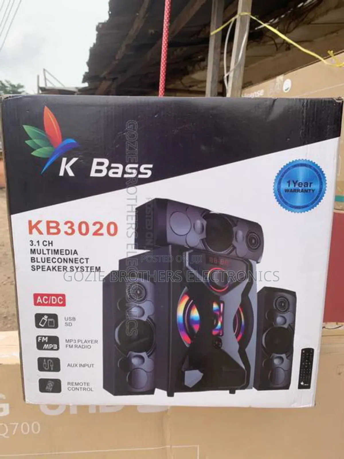 K-Bass Home Theater System With Bluetooth (3.1)