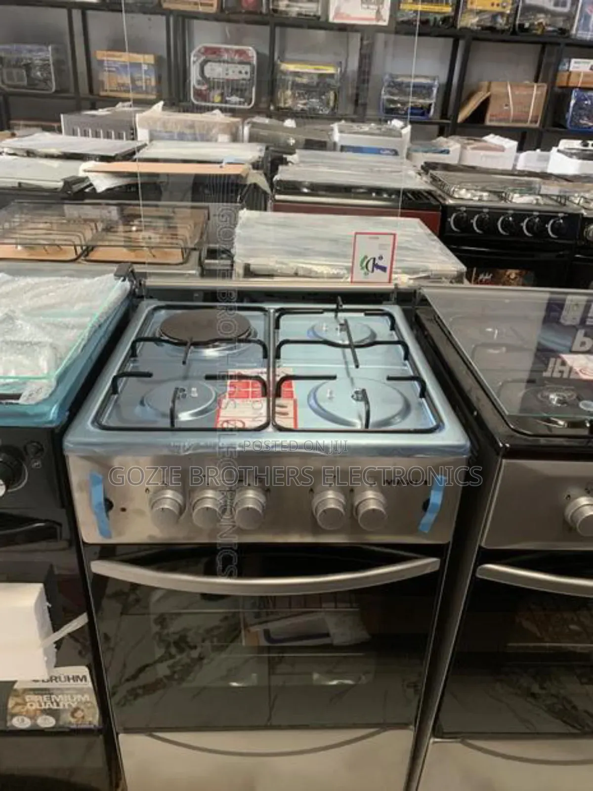 Maxi Standing Gas Cooker (3 Gas Burners 1 Electric Burner)