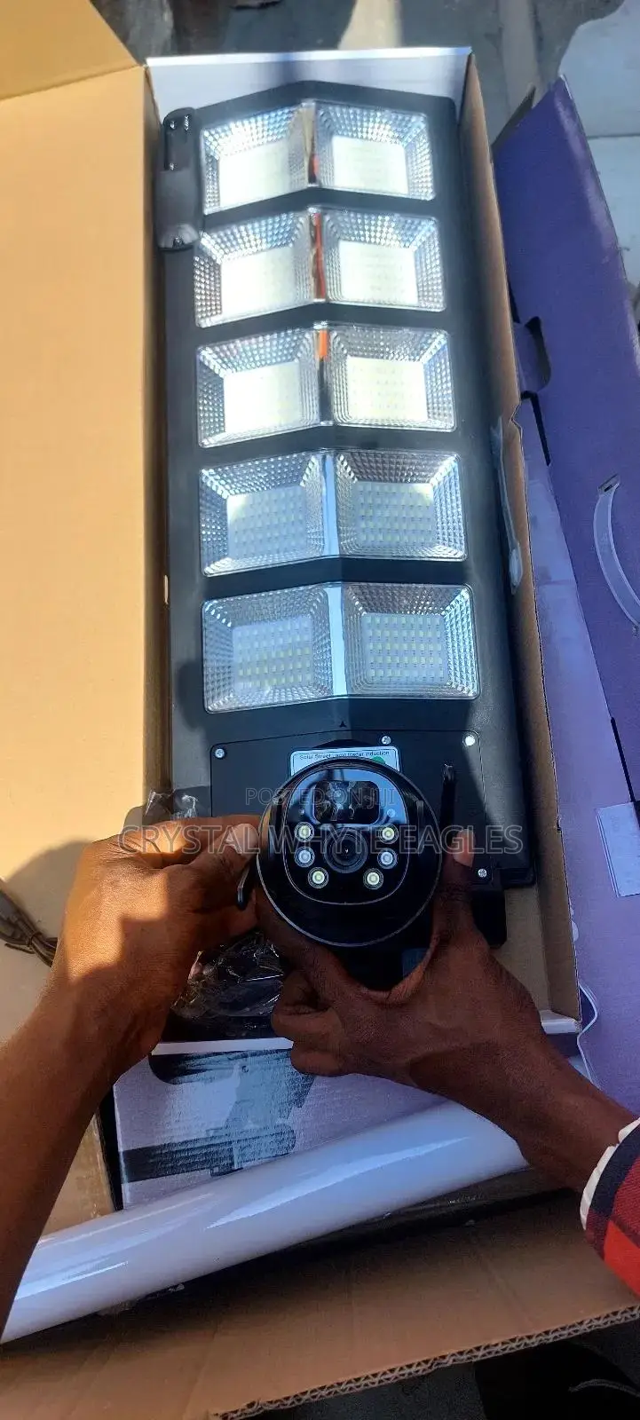 500w Solar Lighting +Ptz Camera