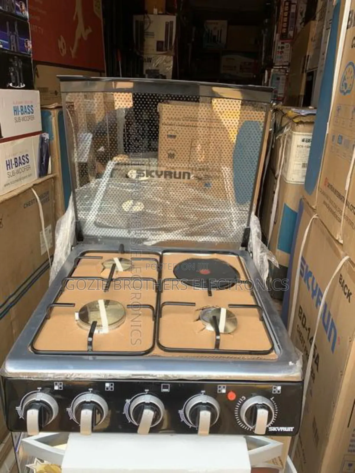 Skyrun 3 Gas 1 Electric Standing Gas Cooker