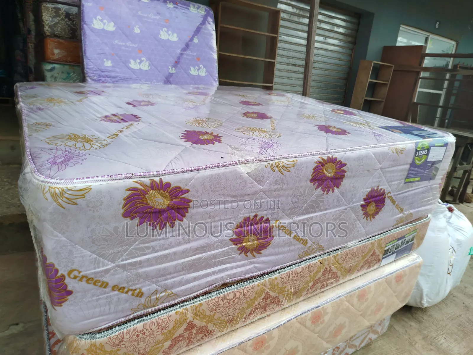 Green Earth Orthopedic Mattress (6 by 6ft 18inches)