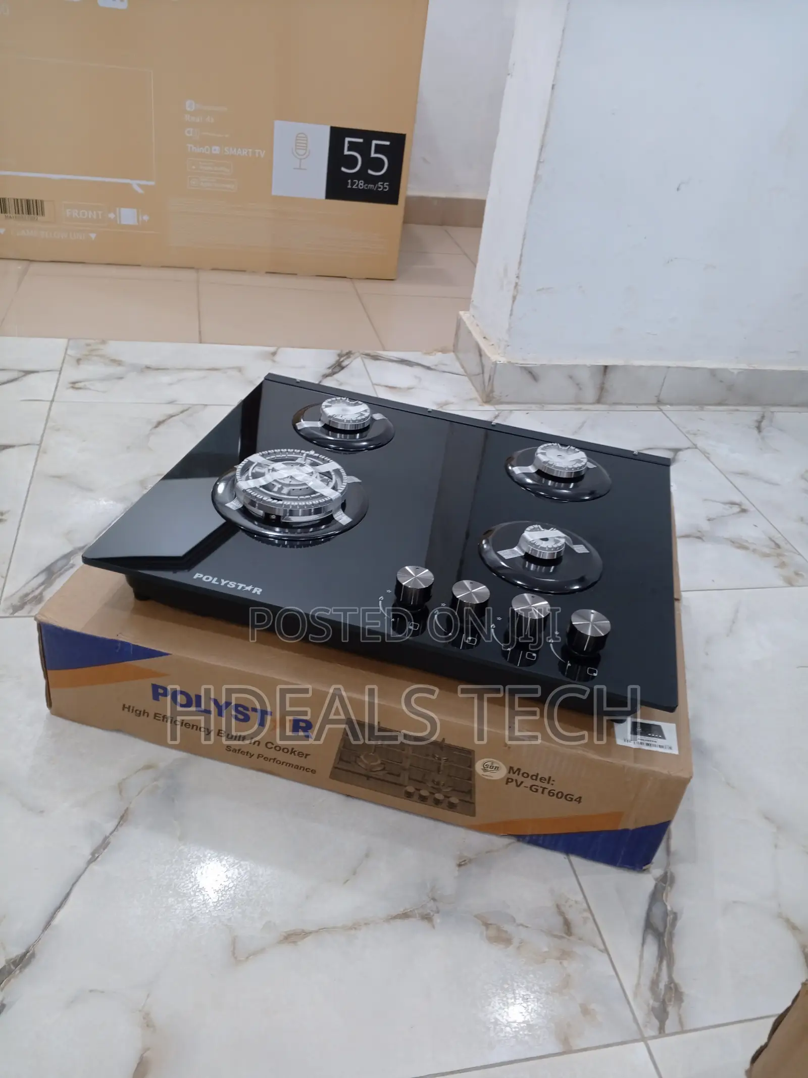 Polystar 4 Burner Built-in Gas Cooktop | PV-GT60G4