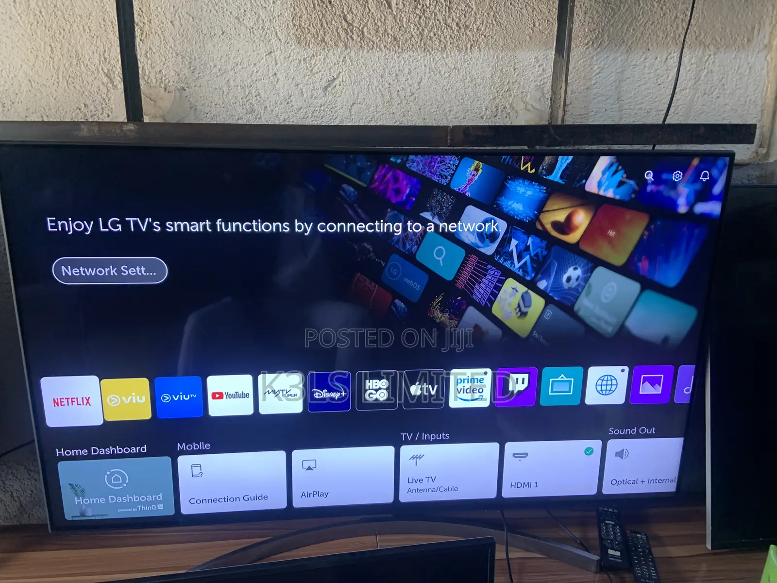 2022 LG 55inch Boundless Smart Thinq AI Tv