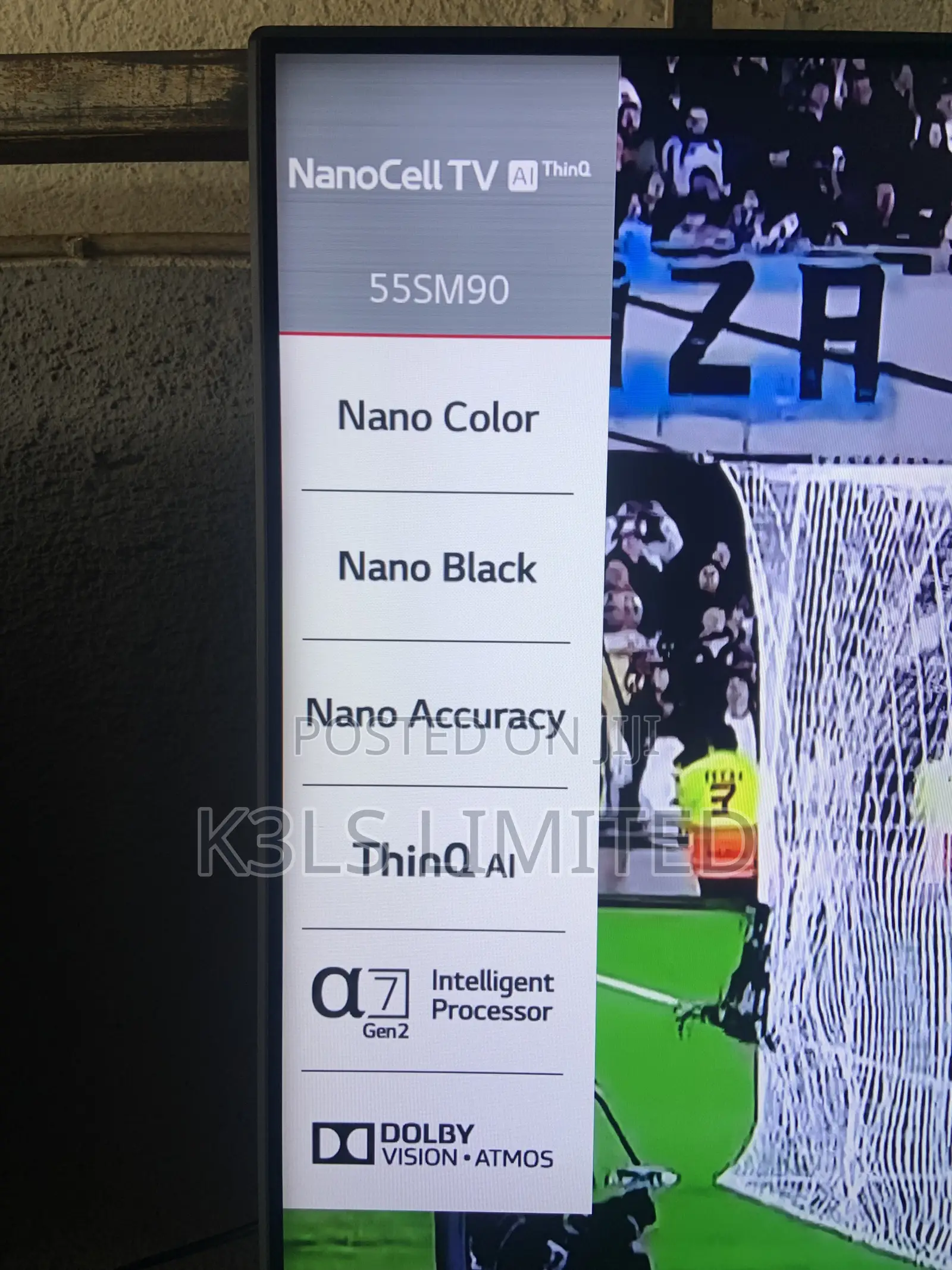 2022 LG 55inch Boundless Smart Thinq AI Tv