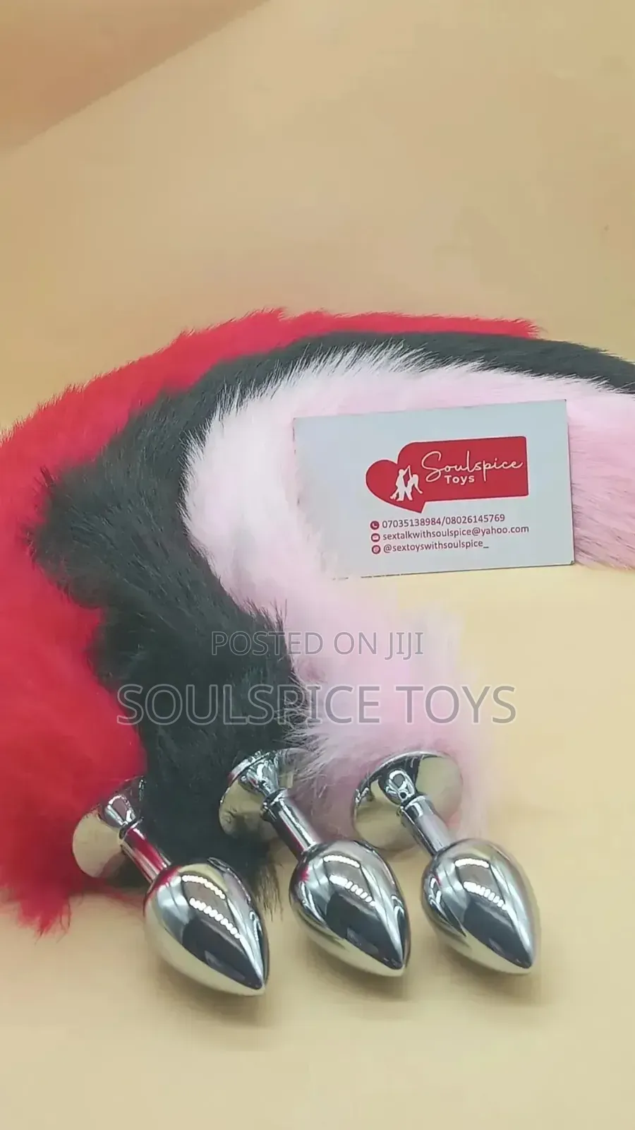 Anal Plug With Feather