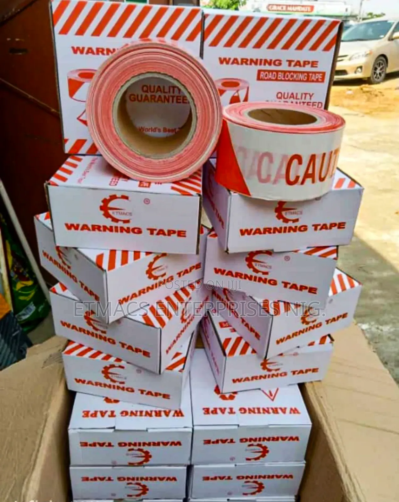 Caution Tape(Red And White)