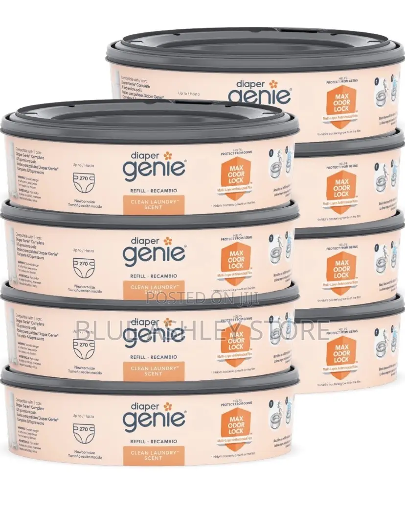Diaper Genie Bags Refills 270 (Pack of 8/2160 )