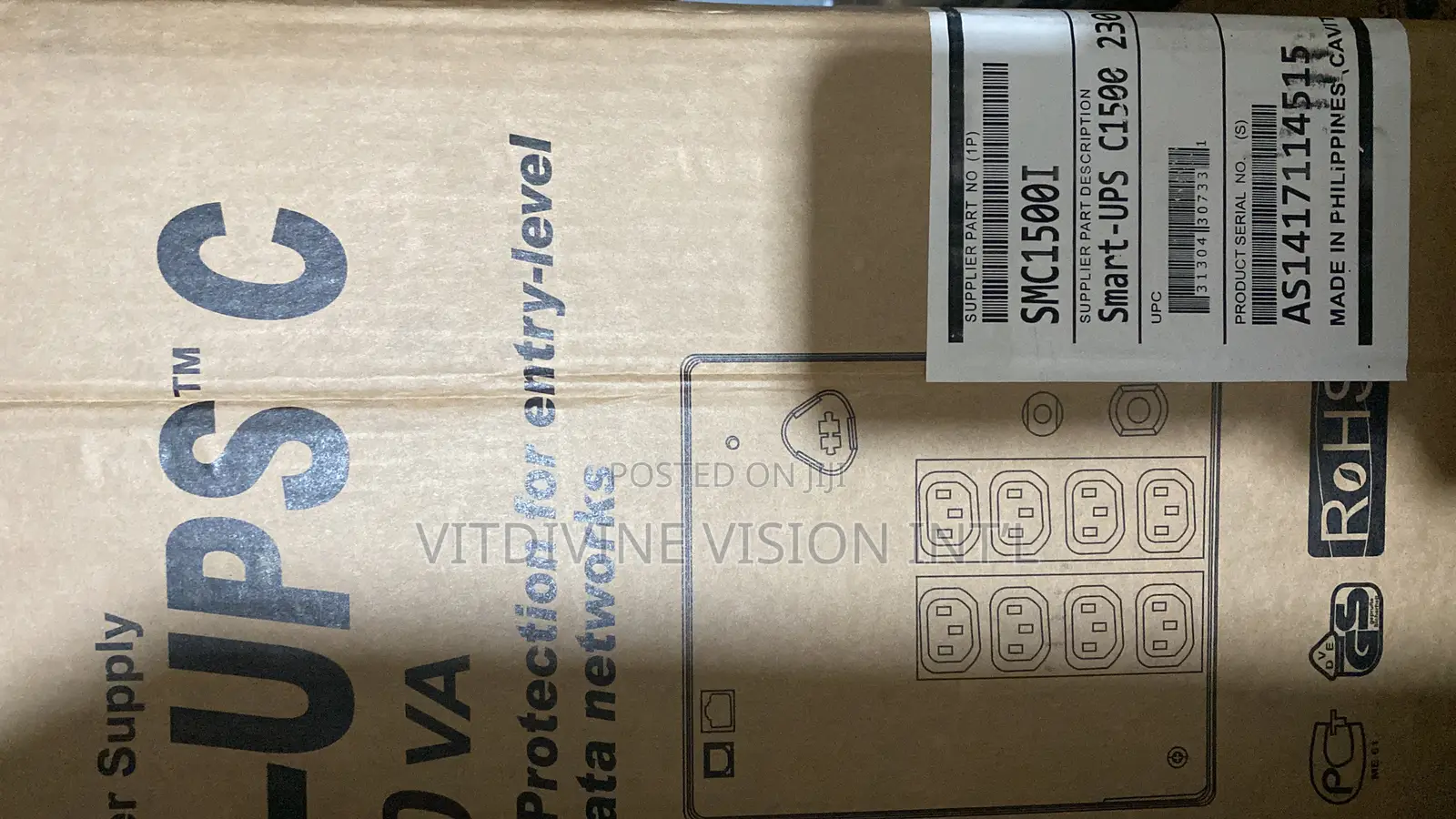 APC Smart 1.5.Kva 1500VA LCD -Smc1500ic- 980w, 1.5va, Ups