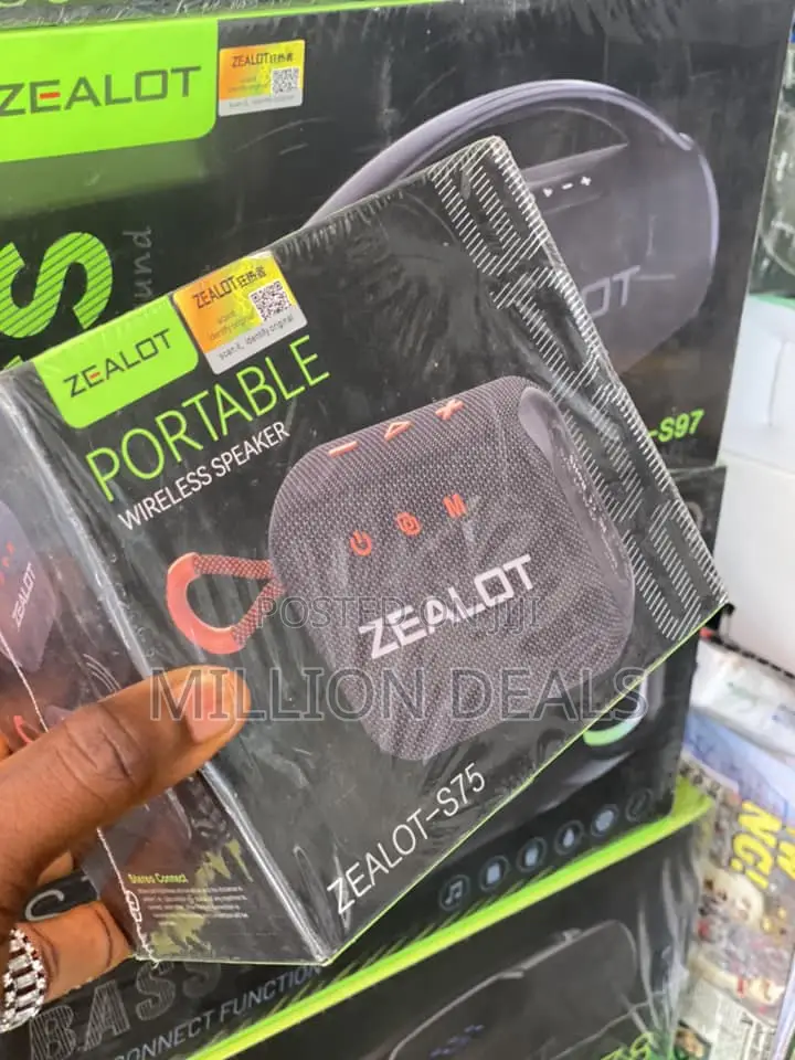 Zealot S75 Bluetooth Speaker Portable 3d Stereo Sound Woofer