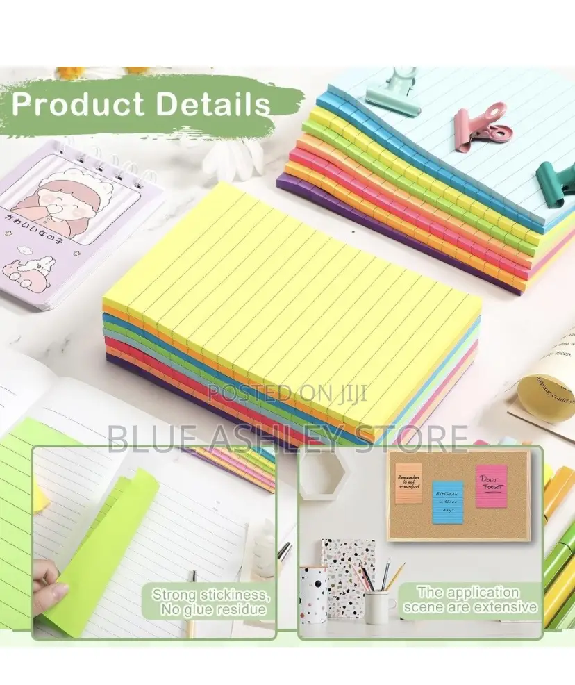 Sticky Notes 4 X 6 Inch Colorful 24 Pack