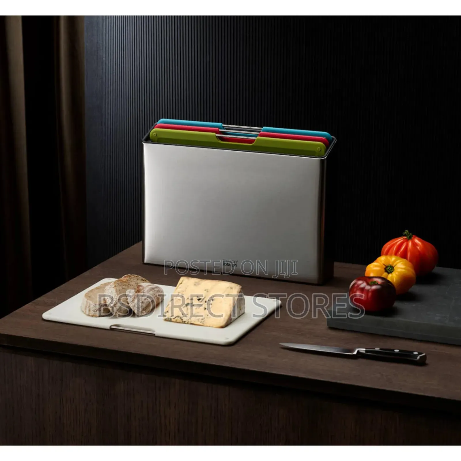 Joseph Joseph Chopping Board 4- Set Folio Steel Multicolour