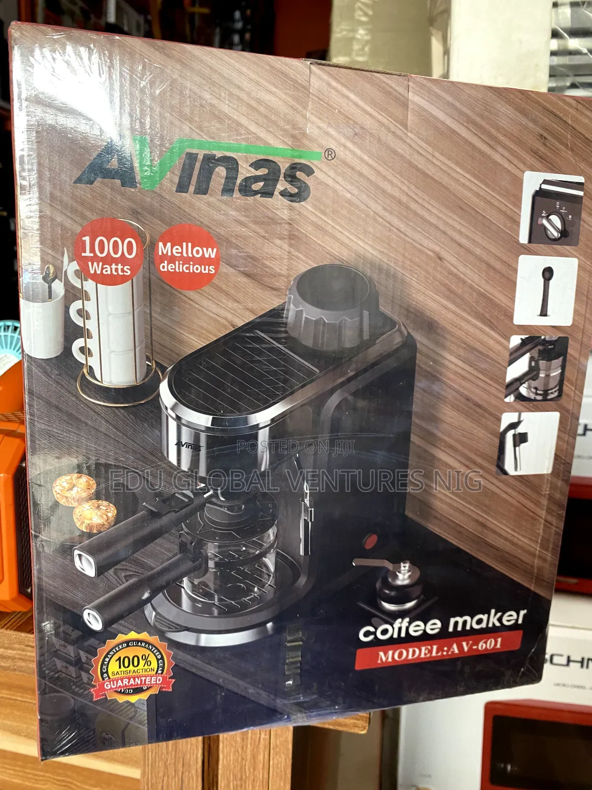 Avinas Espresso Coffee Machine 1000watts.