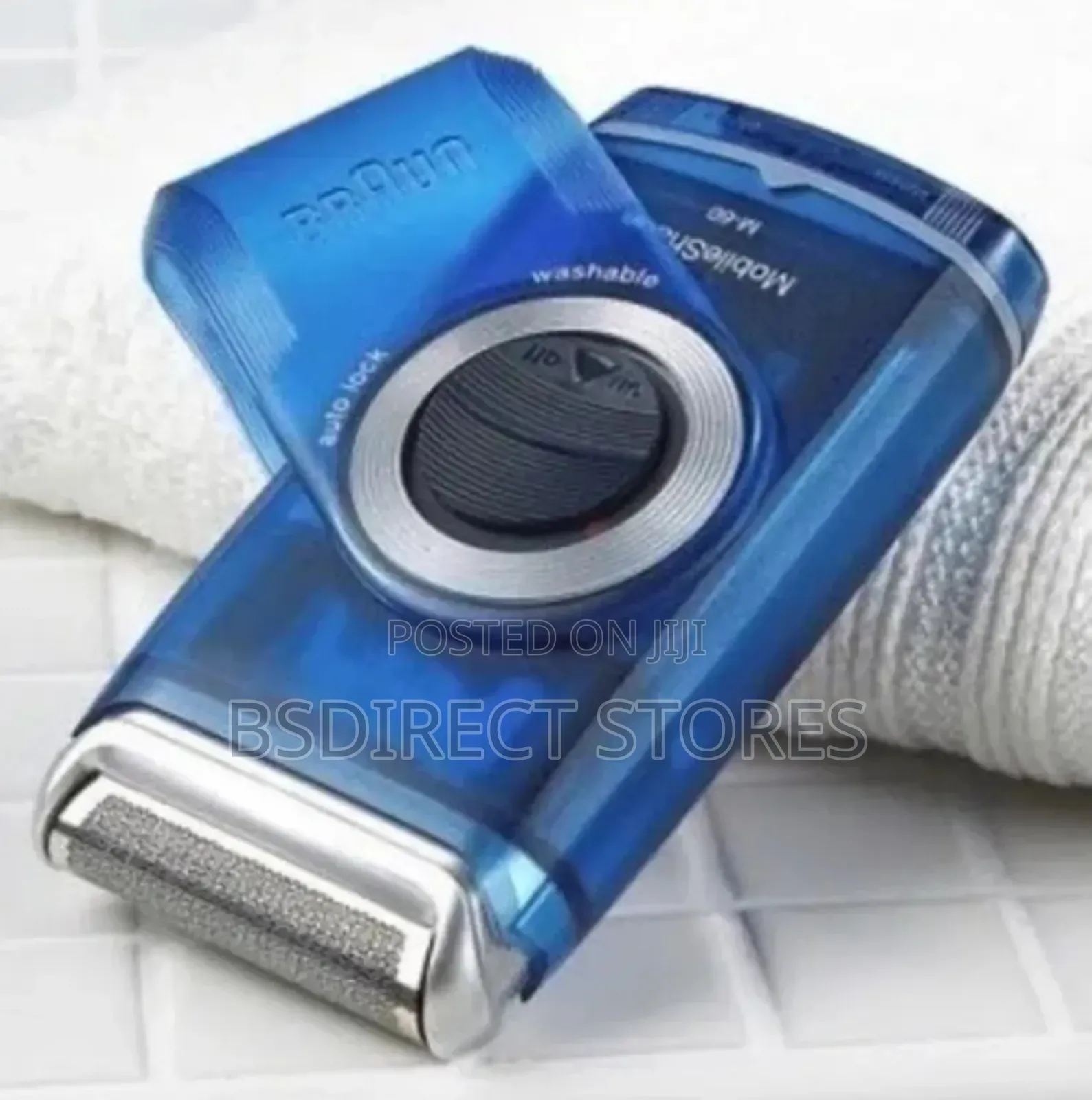 Braun Mobileshave Wet and Dry Portable Electric Shaver M-60b