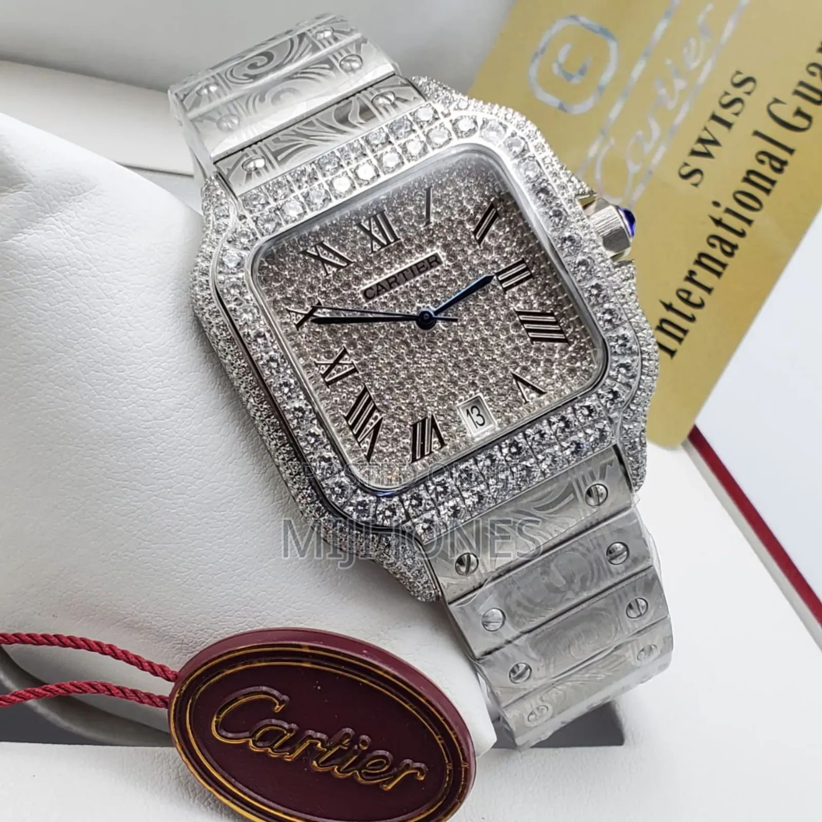 Cartier Studded Dial Chain Strap