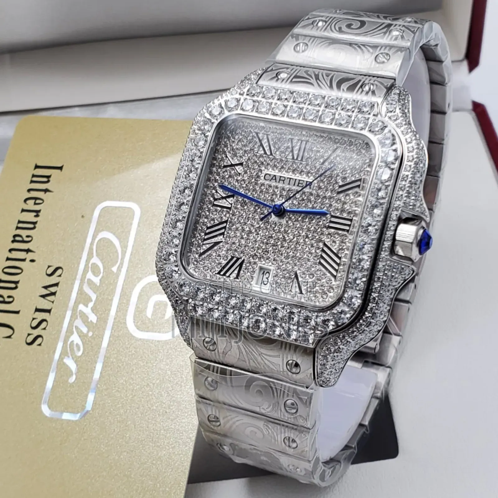 Cartier Studded Dial Chain Strap
