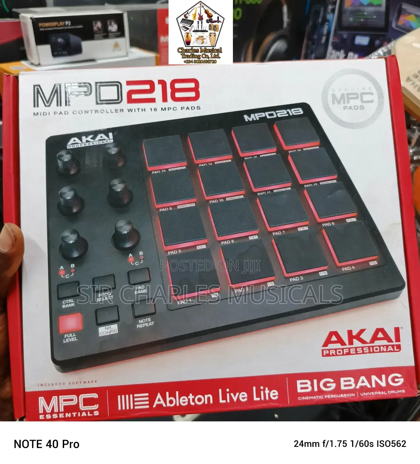 Akai Professional MPD218 USB Drum Pad Controller