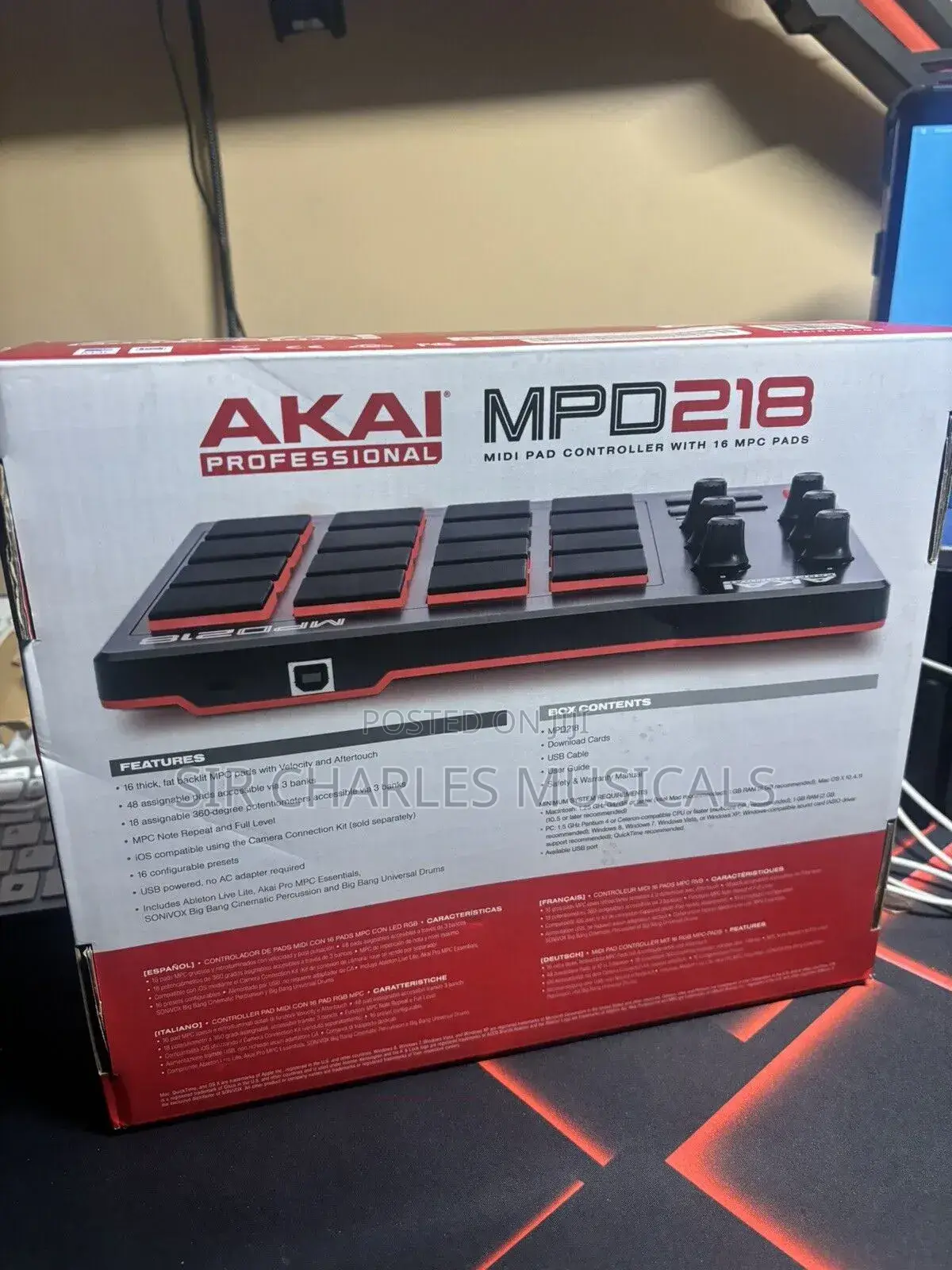Akai Professional MPD218 USB Drum Pad Controller